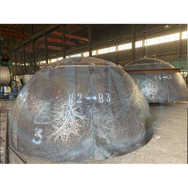 7000mm Diameter Carbon Steel Segmented Tank Head For Boilers And Heat Exchangers
