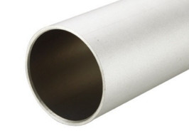 China Round 6061 Anodized Aluminum Tube Aluminum Extrusion Profile Silvery Anodized on sale