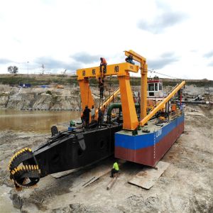 50m Total Length Hydraulic Diesel Engine Cutter Suction Sand Dredger for River