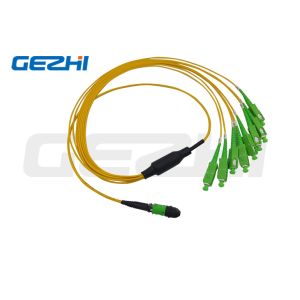 Wholesale MTP/MPO Trunk Cabe 12 cores/24cores/48 cores/72cores/96 cores/144cores OS2 Optical Fiber Patch Cord from china suppliers
