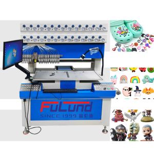 24 Colour Automatic PVC Silicone Drip Dispenser Mold Label Rubber Making Machine