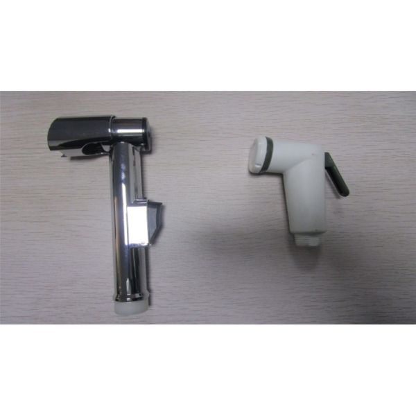 ABS Plastic Chrome Finish Single Function Portable Hand Held Shower Spray for Benefit