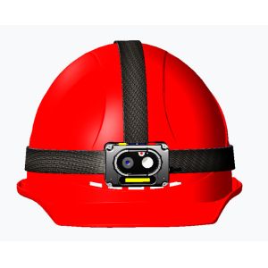 4G 4k Smart Railway Helmet Camera Explosion Proof LED Headlamps With Anti-Shake