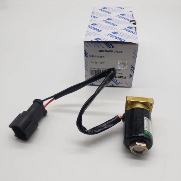 OUSIMA Solenoid Valve 17A-15-17271 For Komatsu Wheel Loader WA320 WA350 WA380