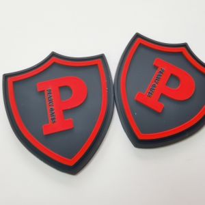 Embossed 3D Effect Environmental Silicone Badge For Hats Main Label