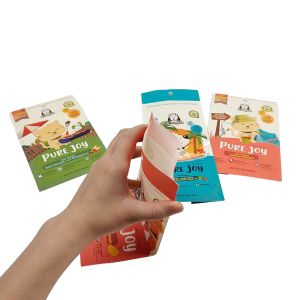 Free Samples Liquid Packaging Paper Pouch White Kraft Paper Bag Moisture-Proof