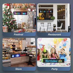 Portable Pixel RGB LED Matrix Panel Digital Message Screen for Flexible