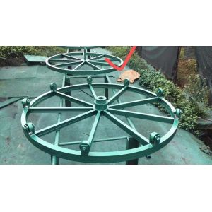 Turntable Device Laying Bracket Vertical Type Wire Reel Stand Stringing