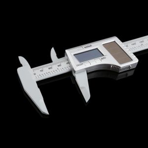 Solar Power Digital Vernier Calipers 0-150mm Carbon Fiber Composite Vernier