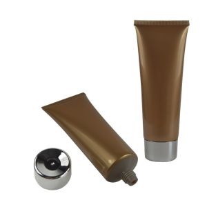 Wholesale Custom Laminated Plastic Empty Tube black soft Skin Care Lotion