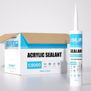 Buy cheap Milk White Waterproof Acrylic Sealant One Component Siliconized Acrylic Caulk from wholesalers
