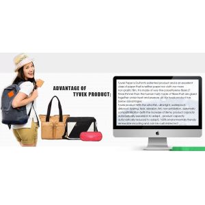 Cheap Lightweight Cheap Brown Custom Made Print Logo Water-proof Tyvek Paper