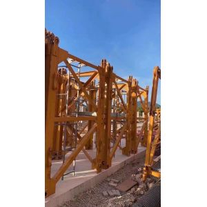 ISO9001 Certified 50T Zoomlion Flat Top Tower Crane Wa7025-10e with Max Jib