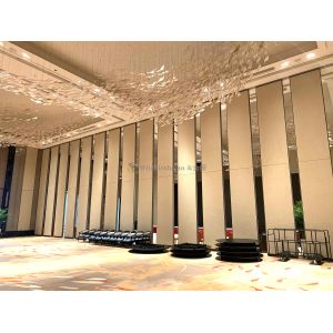 Wholesale Aluminum Track and Telescopic Sleeve Panel for Moveable Wall Partition in Commercial Buildings from china suppliers