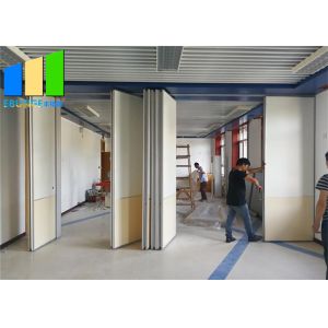 Aluminum Frame Sound Proof Fabric Folding Partition Walls For Office Training