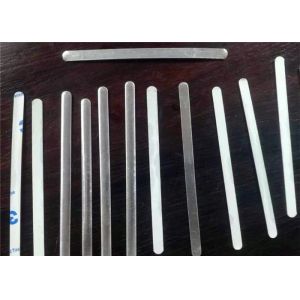 Nose Bridge Aluminum Strip Nose Clips With Adhesive For Face Shield