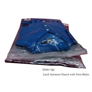 Frosted CPE EVA Custom ziplockk Clothing Bags Biodegradable Reclosable
