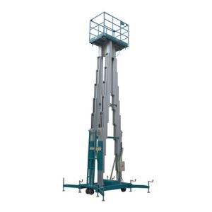10M Lifting Height 300Kg Loading Capacity Aerial Work Platform with Triple Mast