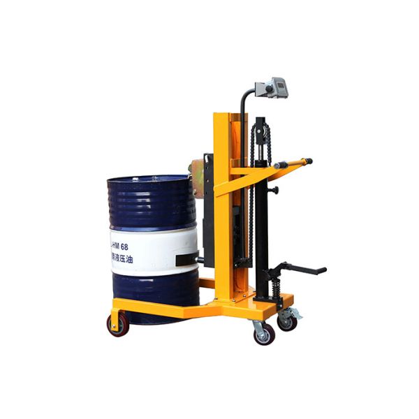 DTF450A-1 Portable Drum Truck With Scale Lifting Height 600mm Loading Capacity