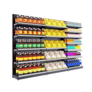 Modern Supermarket Rack System Durable Customizable Options