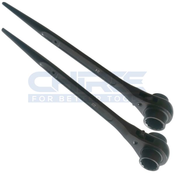 Hot Sale Construction Spud Ratchets 22 x 24mm 360mm Scaffolding Podger Ratchet Wrench for Rigging Hand Tools