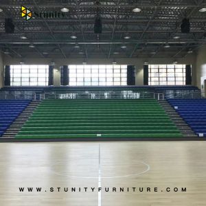 Fireproof Retractable Grandstands For Indoor Stadium Center