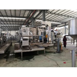 High Automation Soybean Peanut Frying Machine , Industrial Snack Frying