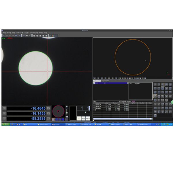 Quality Auto Vision Measuring Software With Online CAD Interface Program for sale