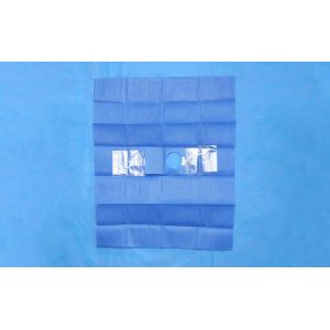 Surgical Ophthalmic Eye Drape Pack Medical Consumables Single Use Sterile With