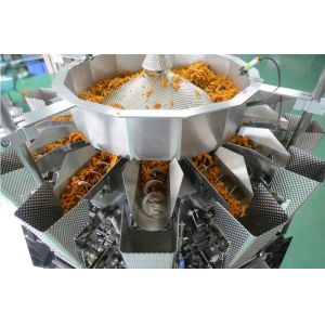 14 Heads Screw Multihead Weigher Packing Machine SUS 316