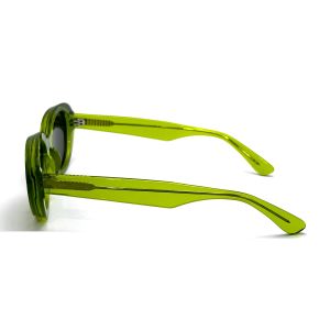 Acetate Frame Sunglasses Fashionable Oval Eye Shape and Classic Frame Style