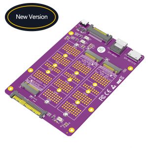 3 in 1 Combo M.2(NGFF) NVMe SSD to SFF-8611/8612/ 8654/and U.2(SFF-8639) Adapter