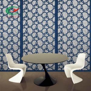 Hanging Carving PET Acoustic Panels Mildewproof Noise Cancelling