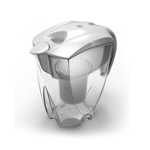 White Alkaline Water Jug / Alkaline Water Filter Pitcher , 400L Filter Life