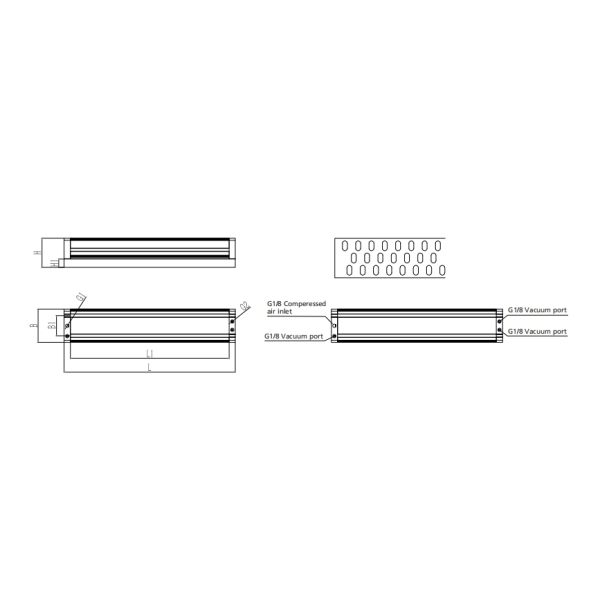 10mm 20mm Sponge Vacuum Gripper System For Large Area