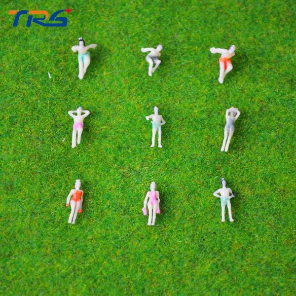 Quality 1:150 scale model ABS plastic swimming figure 1cm for architectural model materials for sale