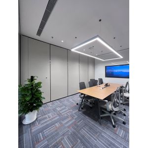 Aluminium Steel Framed Conference Room Movable Partitions With Freely Oscillatin