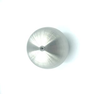 China Stainless Steel Hollow Ball Brushed 2 Inch 80mm 304 Steel Sphere Hollow Ball on sale