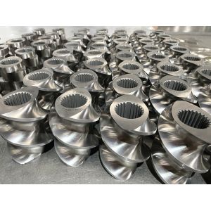 German First Class SUS440C Double Screw Extruder Components Screw Elements