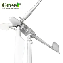 Up Wind Yawing Pitch Control Wind Turbine With Three Phase Permanent AC Magnet