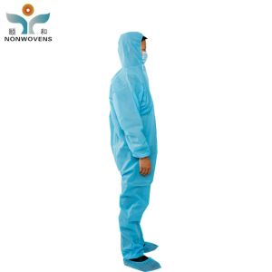 100% Polypropylene Disposable Protective Wear High Filtration Efficiency For