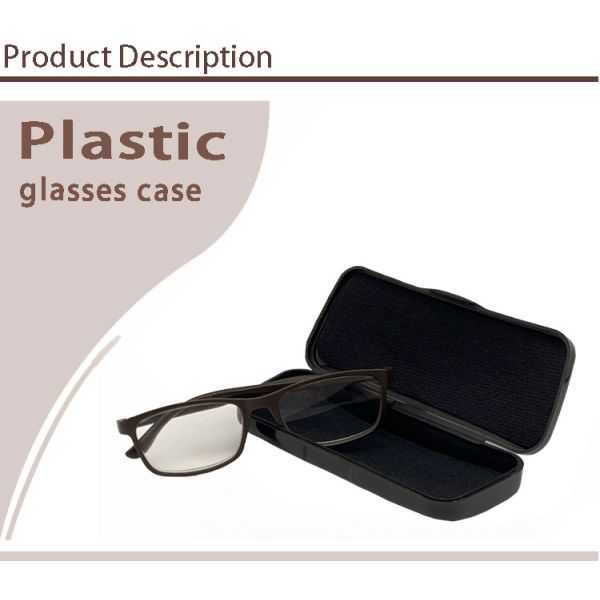 Mirror Effect Hard Shell 15.1cm Plastic Glasses Case