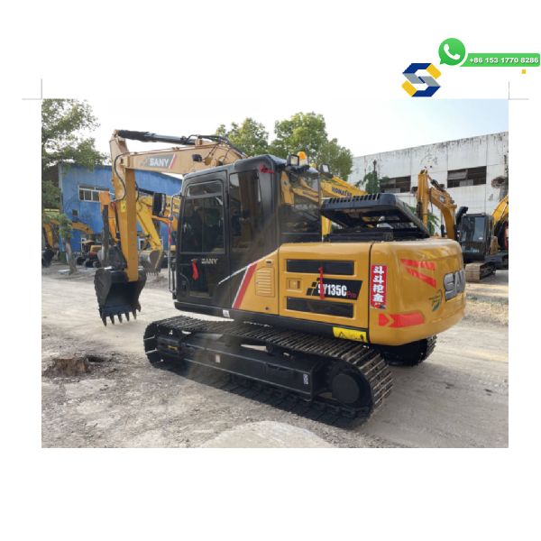 Used SANY Sy135CPro Excavator with Nice Condition China Original Machine Core Components Include Motor and Gearbox
