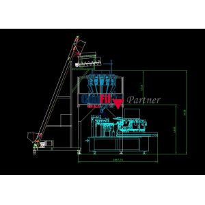 Rotary 1000 Gram Chicken Vacuum Packing Machine For Poultry Packing Line