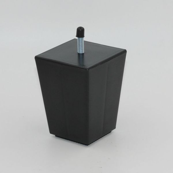 KR-P0226 100mm Height Plastic Sofa Legs Replacement With Screw Square Shape