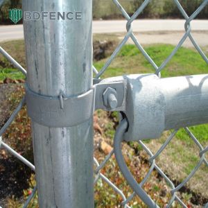 9 Gauge Galvanized Diamond Wire Mesh/PVC Plastic Vinyl Cyclone Chain Link Fence