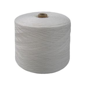 Raw White Poly poly core yarn 50S/2 With OEKO TEX Certificate