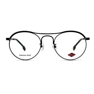 FM7124 Round Top Bar Stainless Steel Womens Optical Frames For A Timeless Chic