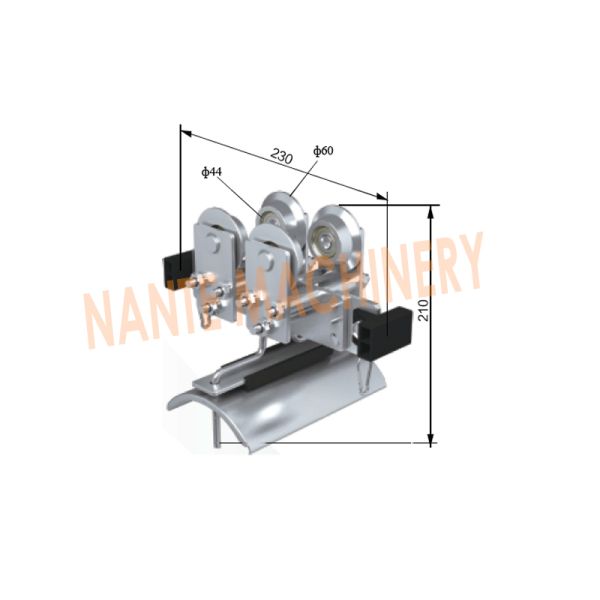 Mechanical Cable Festoon System With Galvanized Steel / ABS Material