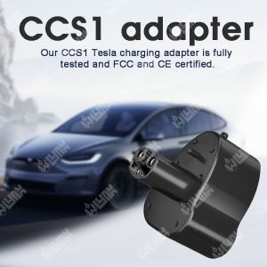 OLINK NACS Charger DC Fast Charger with CCS Combo 1 Adapter New Condition Plug